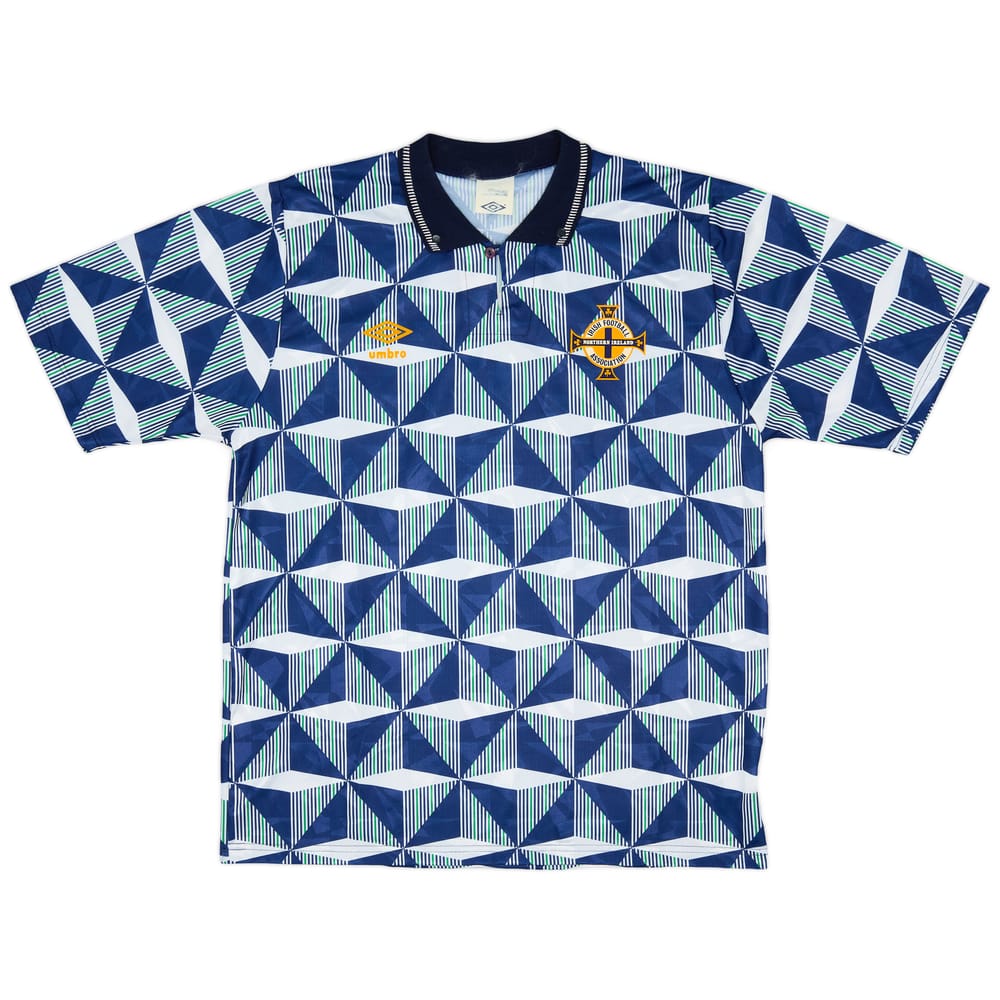 1990-92 Northern Ireland Away Shirt - 7/10 - (L)