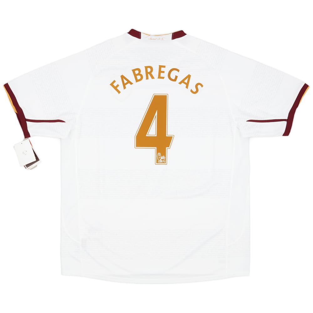 2007-08 Arsenal Away Shirt Fabregas #4 (XL)