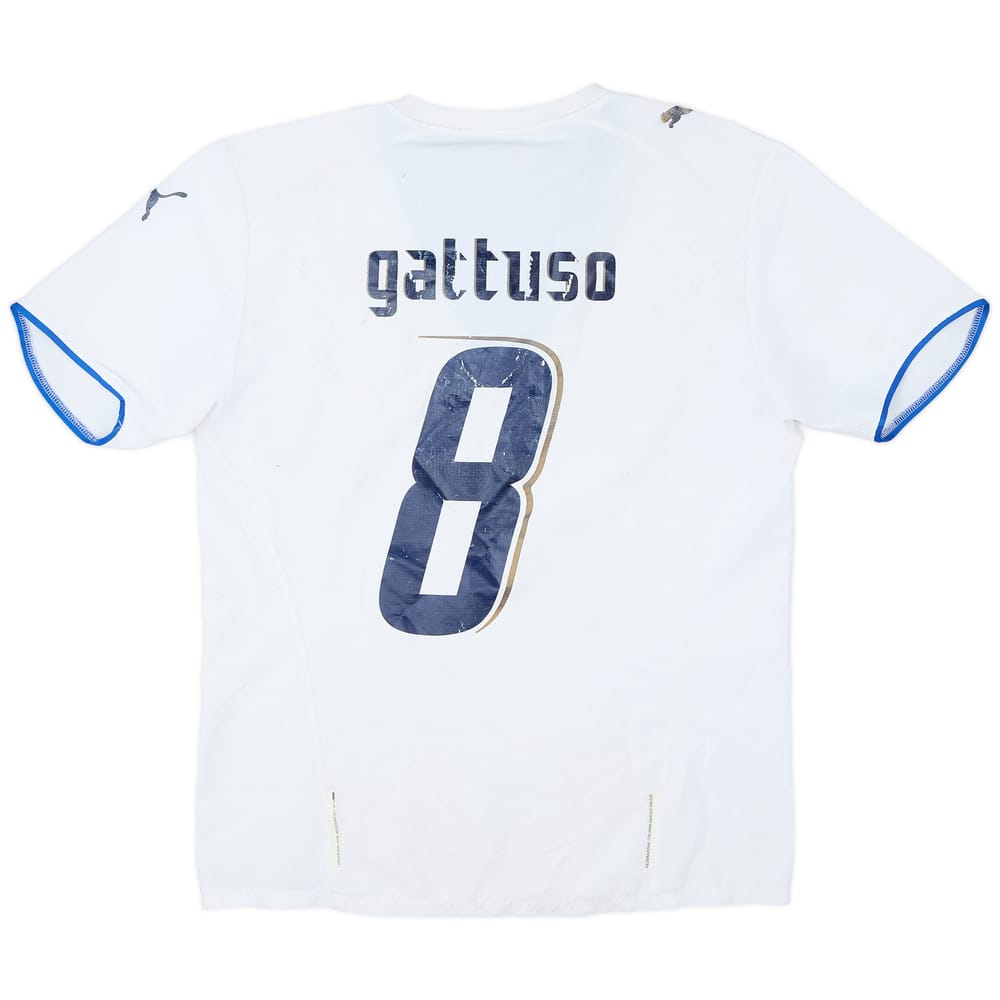 2006 Italy Away Shirt Gattuso #8 - 4/10 - (M)