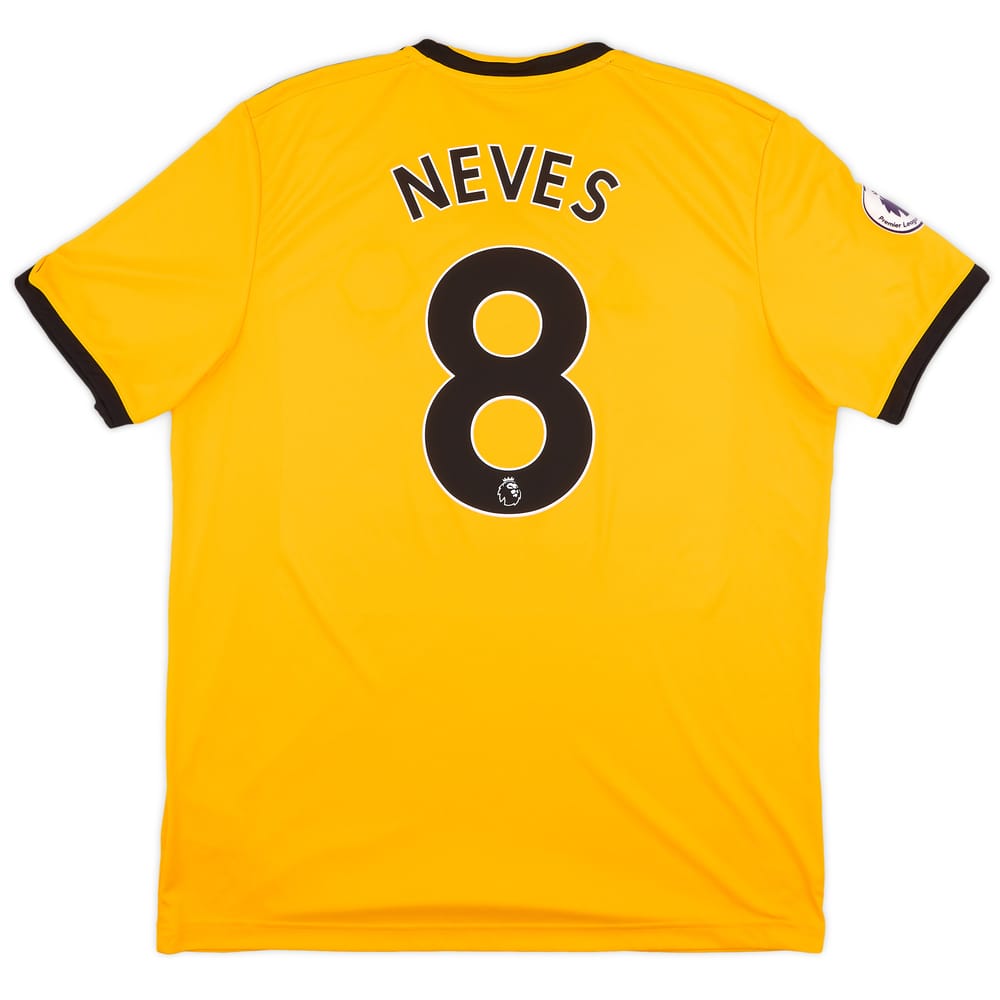 2018-19 Wolves Home Shirt Neves #8 - 9/10 - (XL)