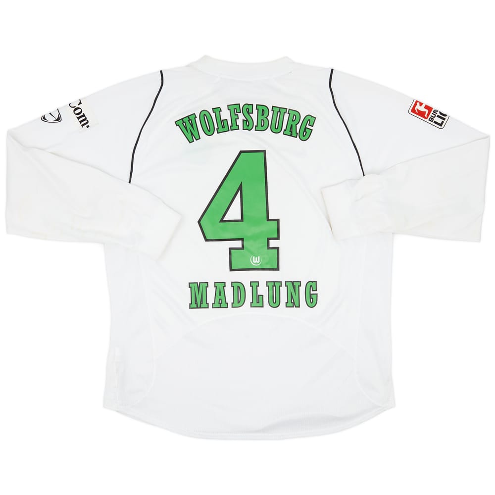 2006-07 Wolfsburg Match Issue Away Shirt Madlung #4