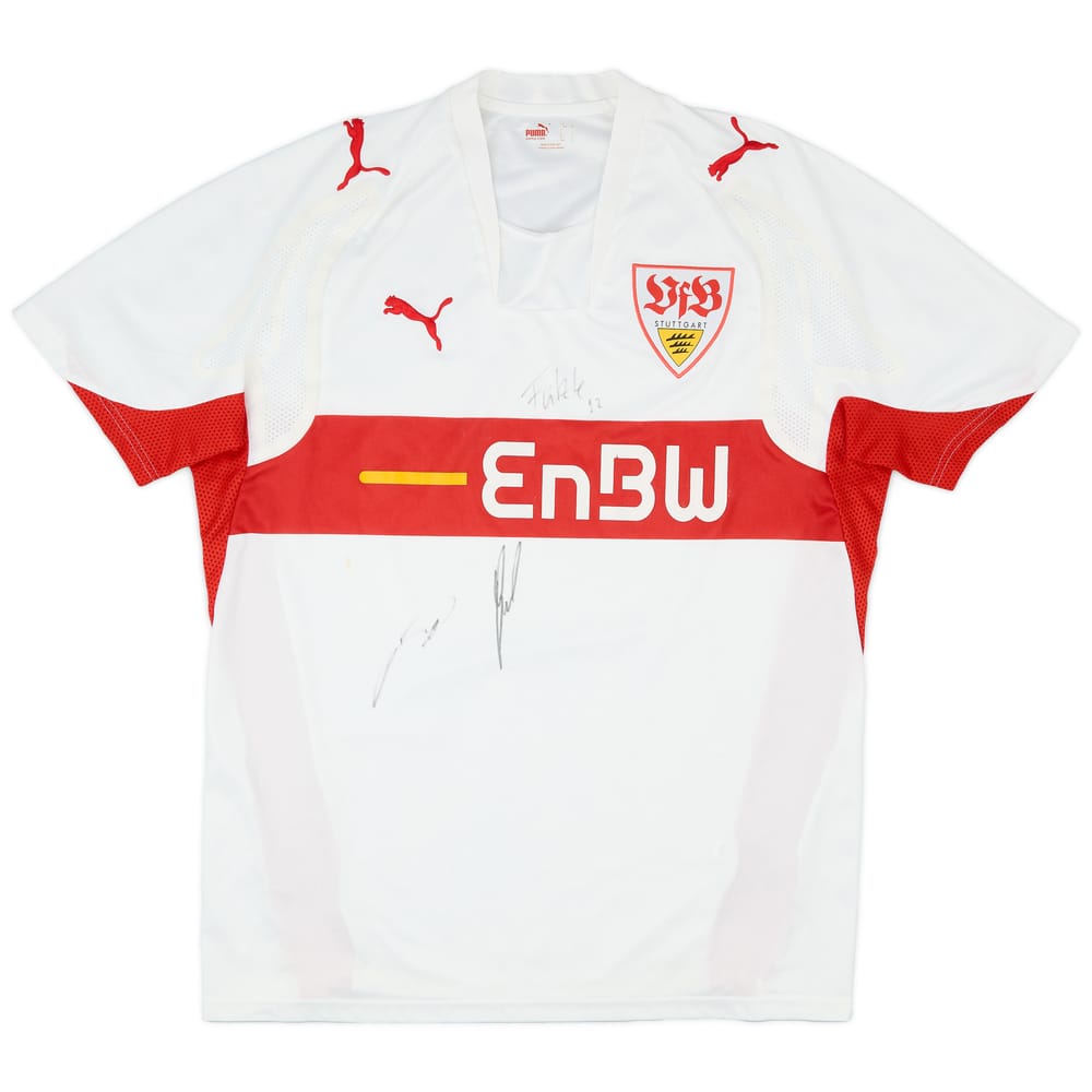 2007-08 Stuttgart Signed Home Shirt - 7/10 - (L)