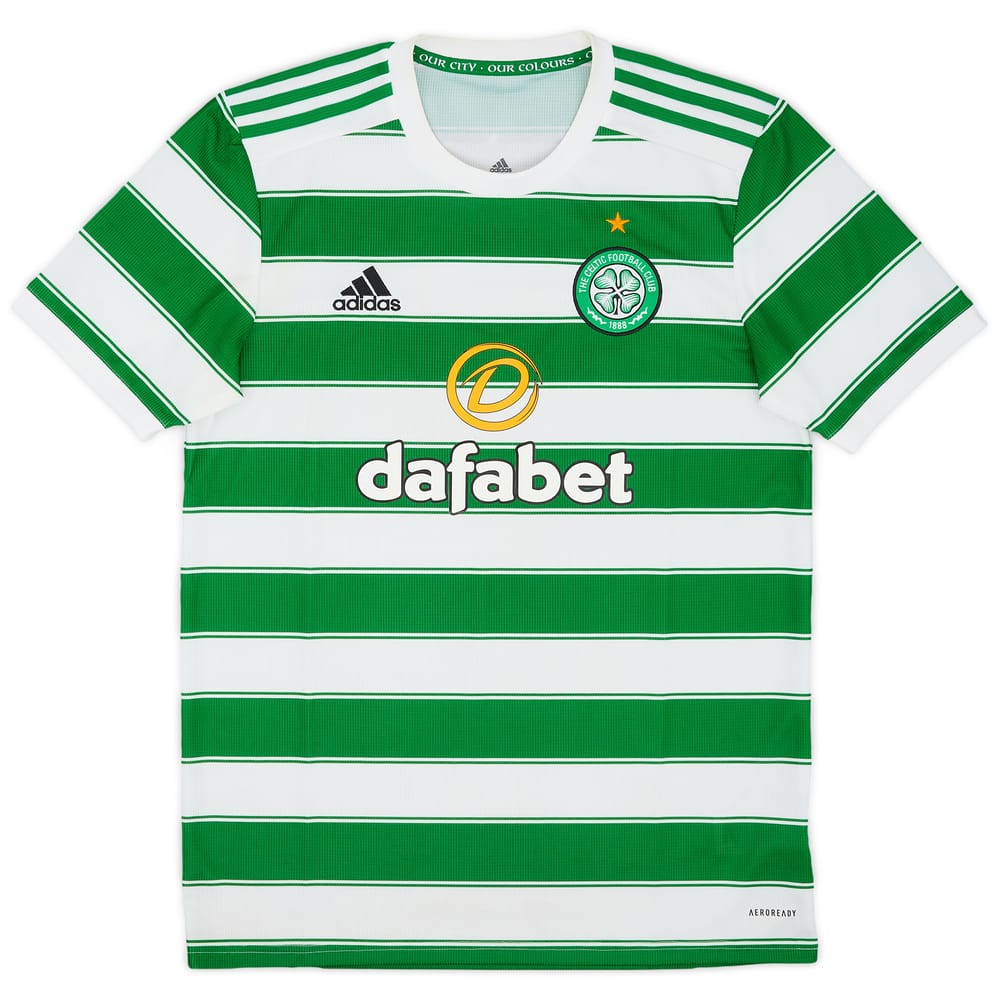 2021-22 Celtic Home Shirt - 9/10 - (M)