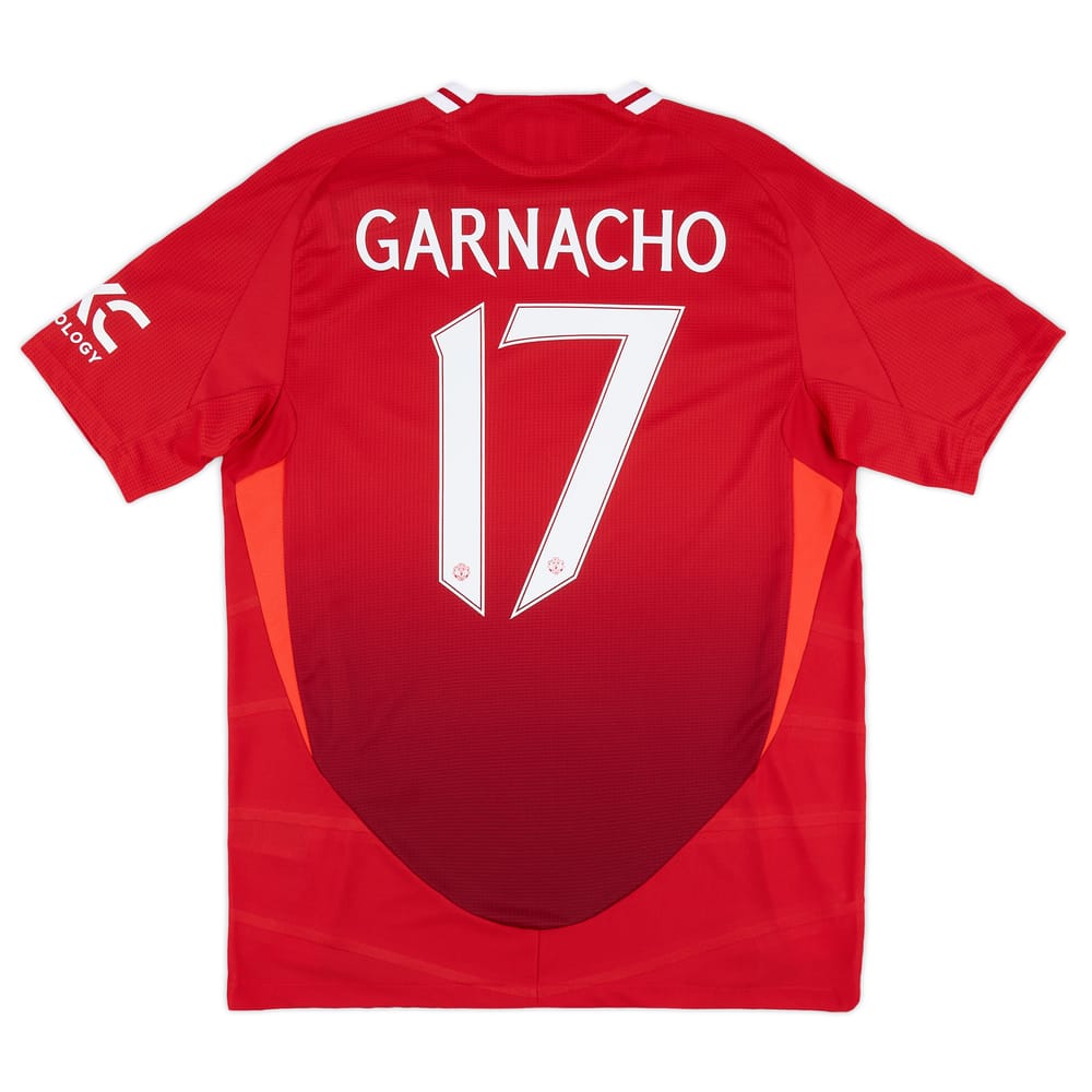 2024-25 Manchester United Authentic Home Shirt Garnacho #17
