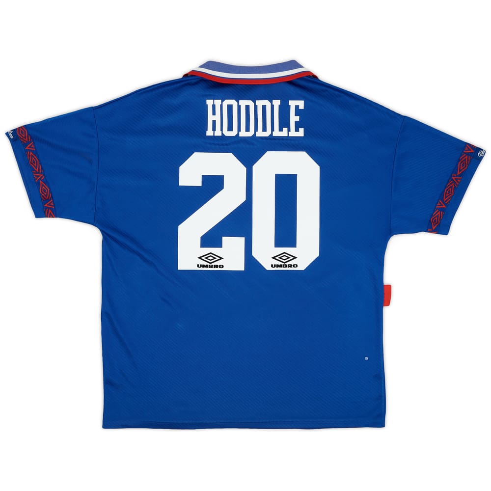 1994-95 Chelsea Home Shirt Hoddle #20 - 8/10 - (XL)