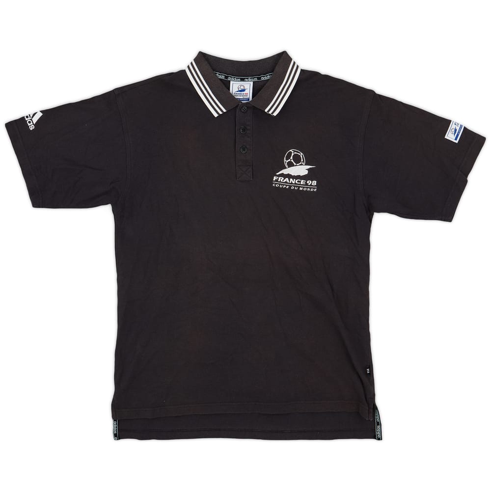1998 adidas France 98 World Cup Polo Shirt - 7/10 - (M)