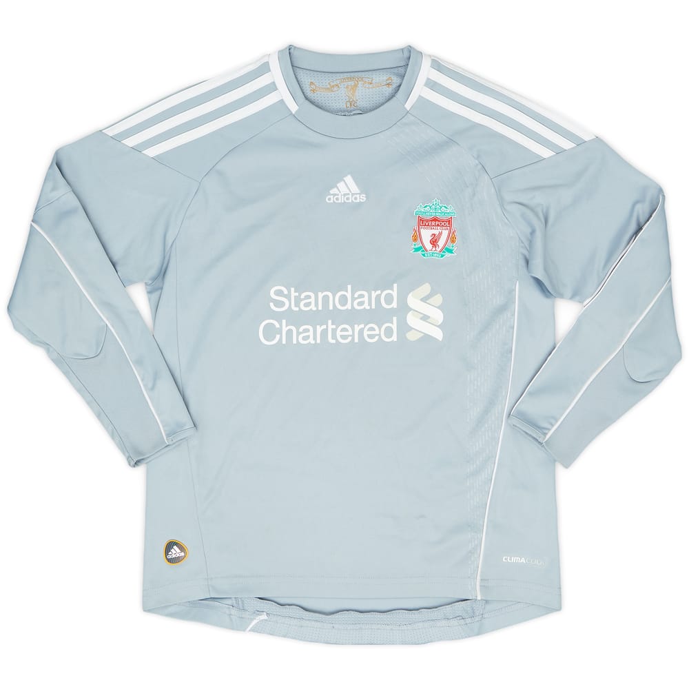 2010-12 Liverpool GK Shirt - 9/10 - (S.Boys)