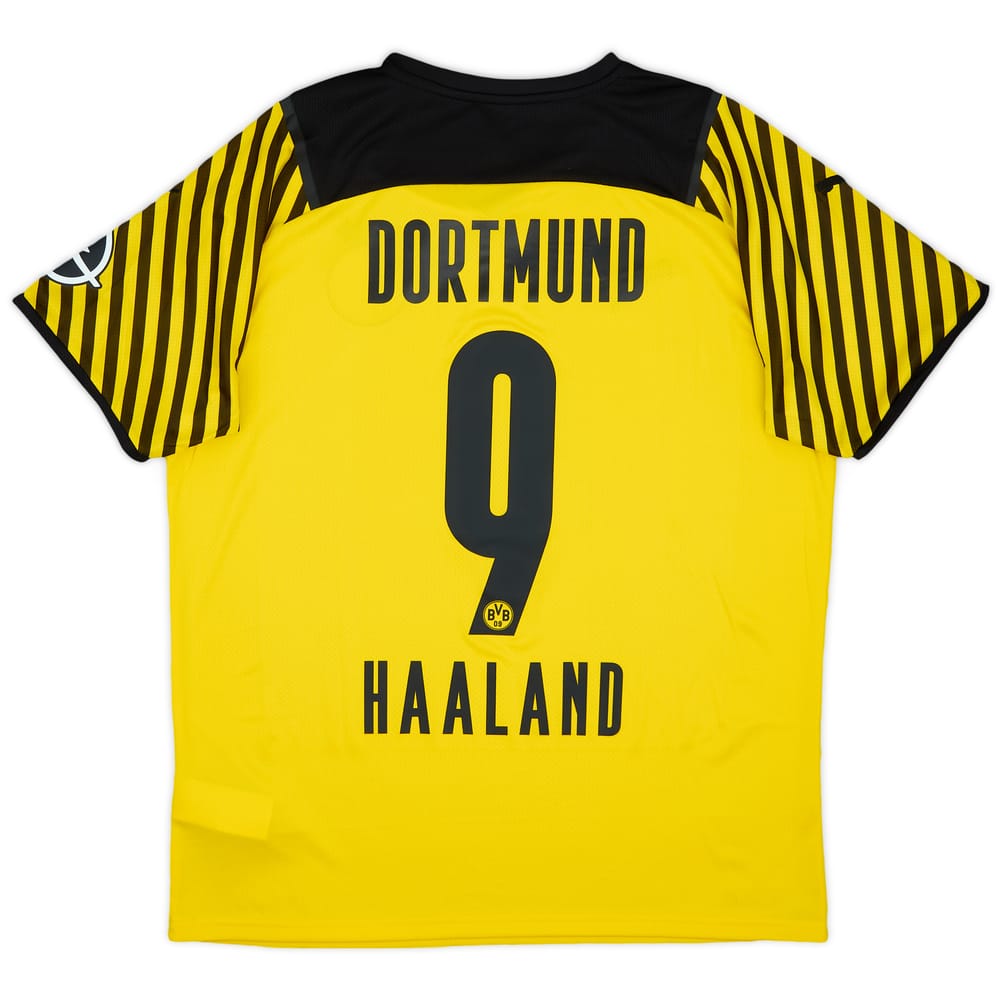 2021-22 Borussia Dortmund Home Shirt Haaland #9 (L)