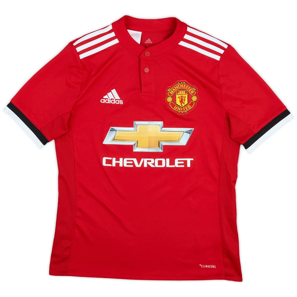 2017-18 Manchester United Home Shirt - 9/10 - (L.Boys)