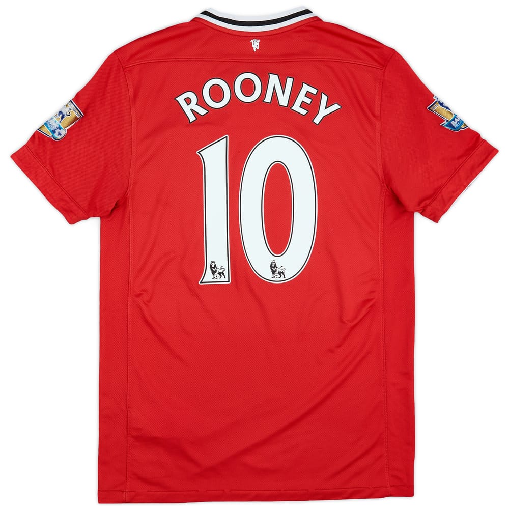 2011-12 Manchester United Home Shirt Rooney #10 - 7/10 - (M)