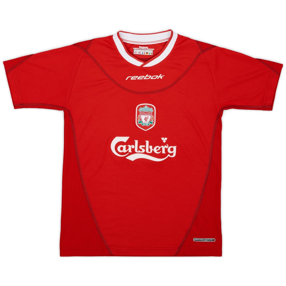 2002-04 Liverpool Home Shirt - 9/10 - (M.Boys)
