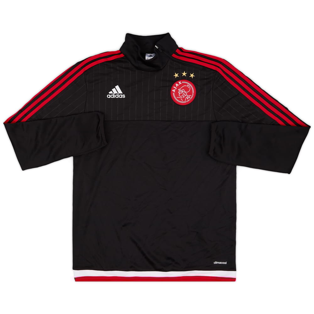 2015-16 Ajax adidas 1/4 Zip Drill Top - 9/10 - (M)