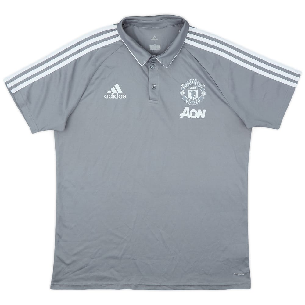 2017-18 Manchester United adidas Polo Shirt - 8/10 - (L)