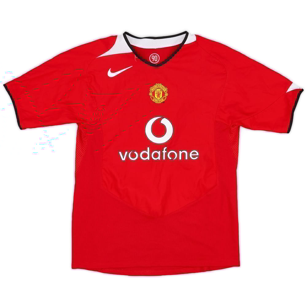 2004-06 Manchester United Home Shirt - 8/10 - (L.Boys)
