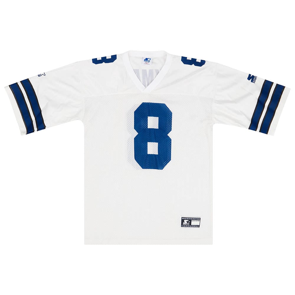 1990-94 Dallas Cowboys Aikman #8 Starter Jersey (Away) L
