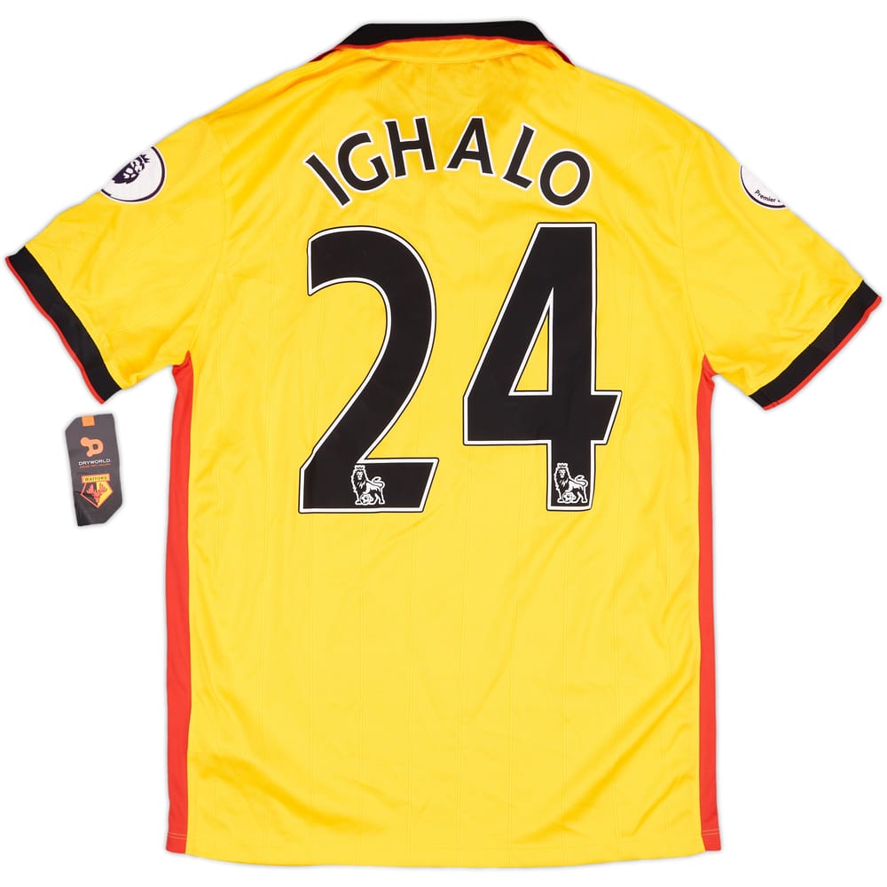 2015-16 Watford Home Shirt Ighalo #24 (M)