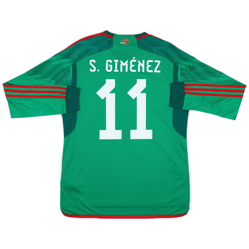 2022-23 Mexico Home L/S Shirt S.Gimenez #11