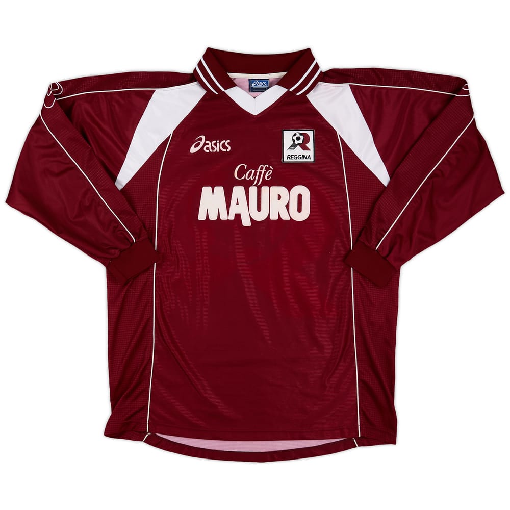 2000-01 Reggina Home L/S Shirt - 8/10 - (XL)