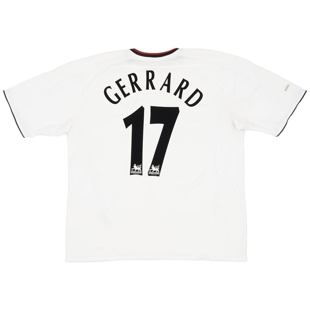 2003-04 Liverpool Away Shirt Gerrard #17 - 6/10 - (XXL)
