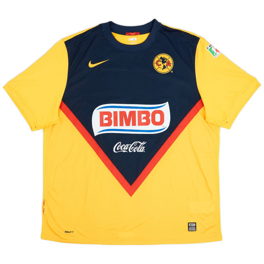 2009-10 Club America Home Shirt - 9/10 - (XL)