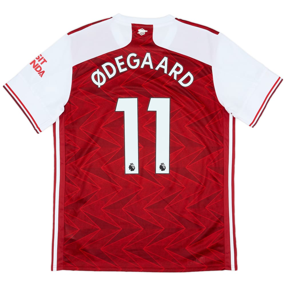2020-21 Arsenal Home Shirt Odegaard #11 - 8/10 - (L)