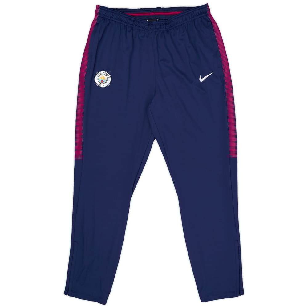2017-18 Manchester City Nike Track Pants/Bottoms - 8/10 - (L)