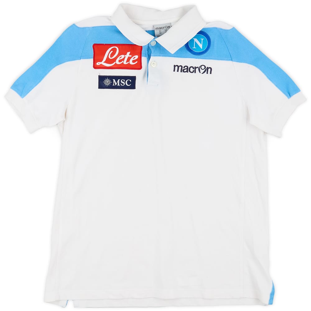 2013-14 Napoli Macron Polo Shirt - 8/10 - (M)