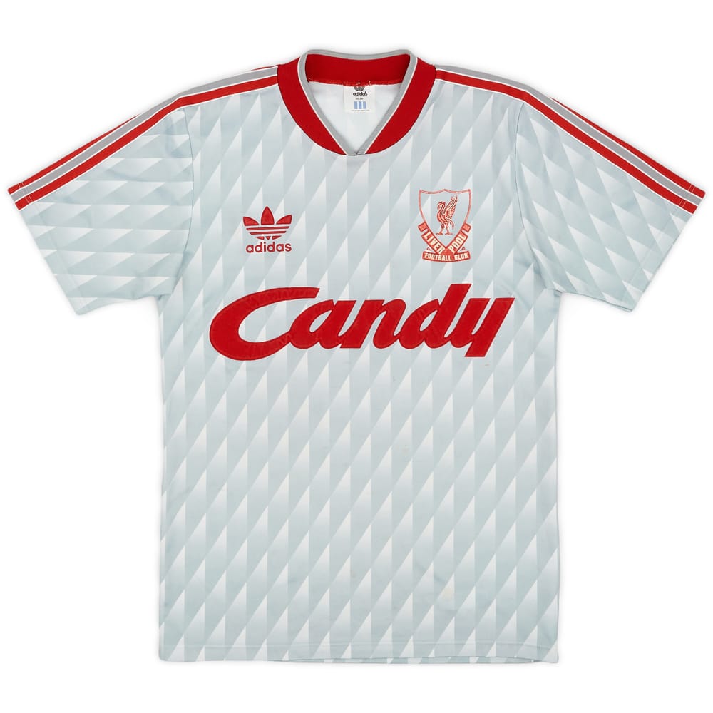 1989-91 Liverpool Away Shirt - 8/10 - (Y)