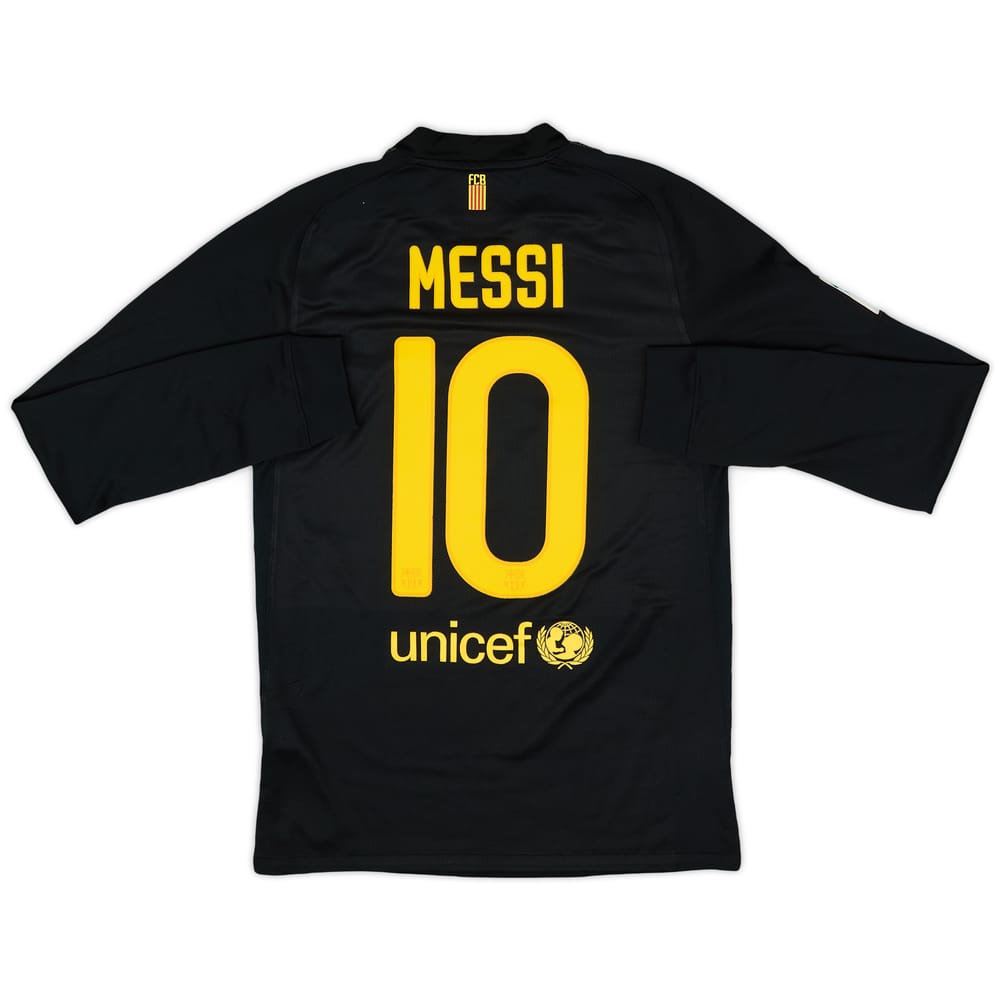 2011-12 Barcelona Away L/S Shirt Messi #10 - 6/10 - (S)