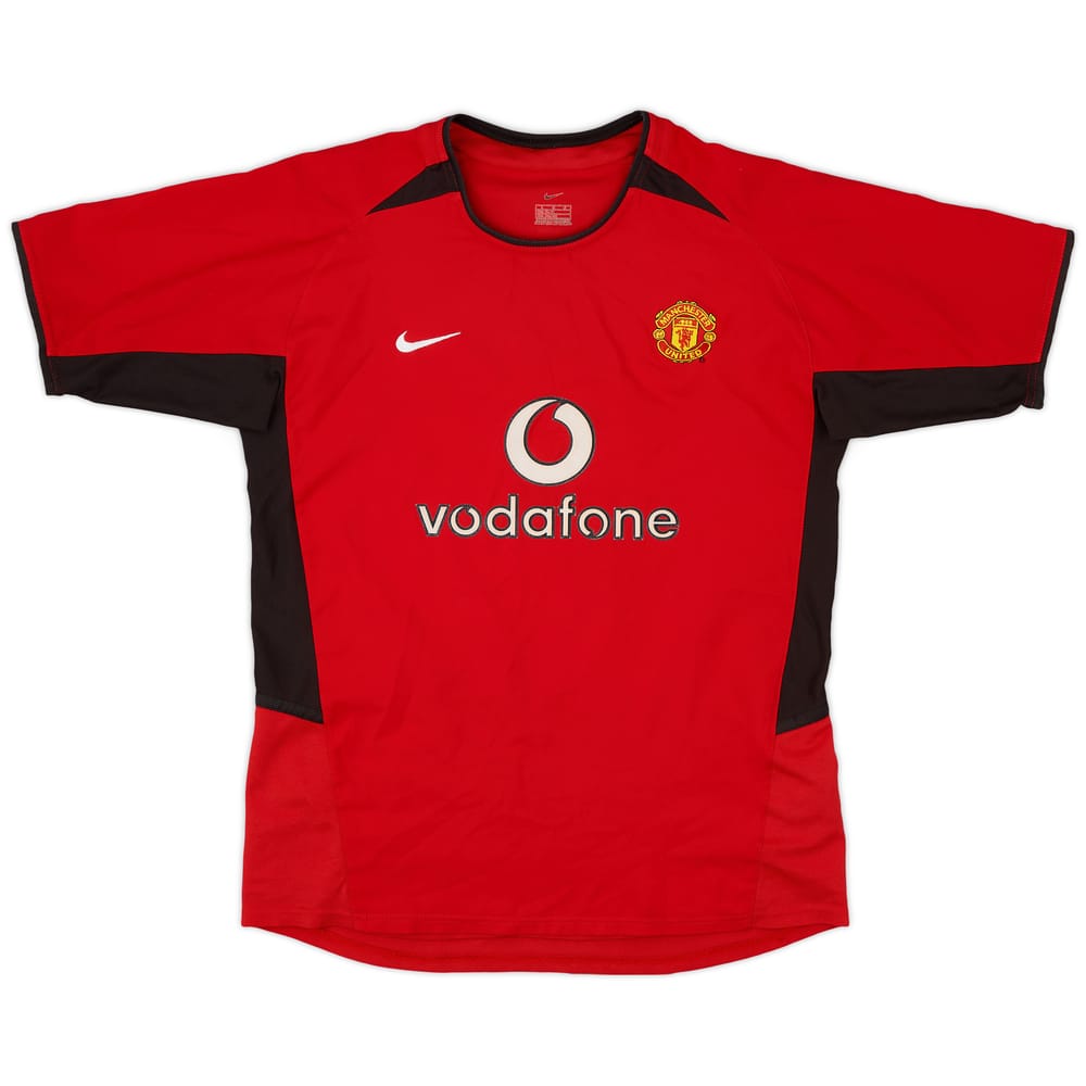 2002-04 Manchester United Home Shirt #6 - 8/10 - (M.Boys)