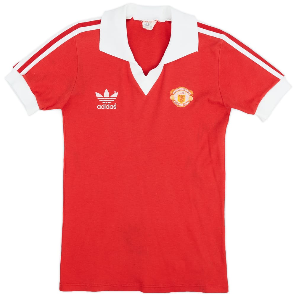 1980-82 Manchester United Home Shirt - 8/10 - (S)