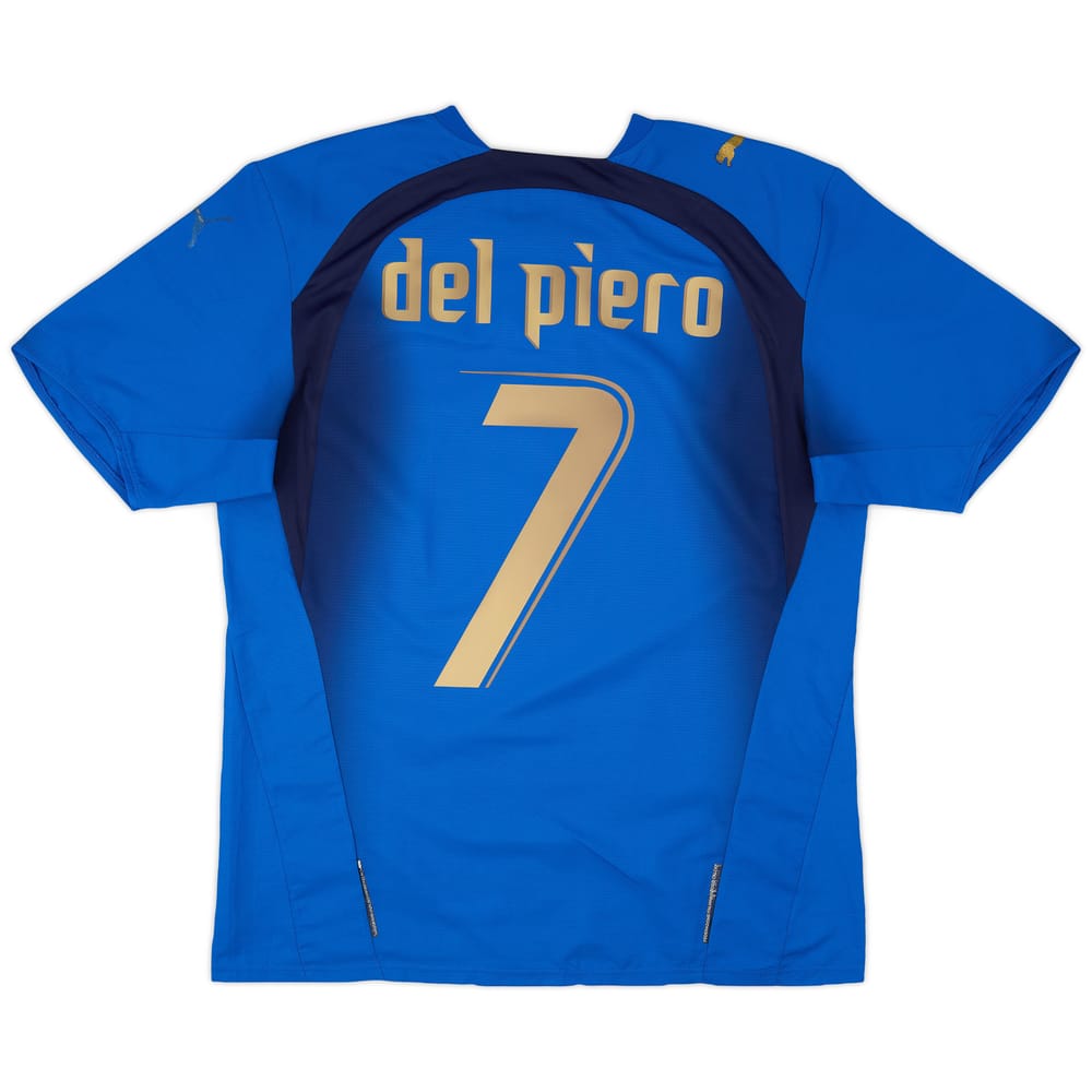 2006 Italy Home Shirt Del Piero #7 - 6/10 - (M)