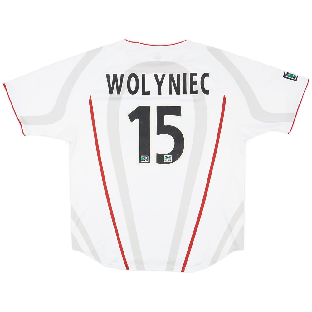 2003-04 NY/NJ Metrostars Match Issue Away Shirt Wolyniec #15
