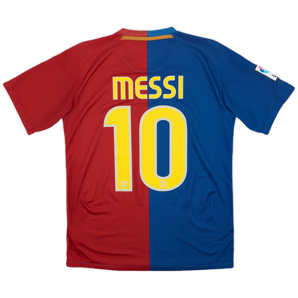 2008-09 Barcelona Home Shirt Messi #10 - 7/10 - (S)