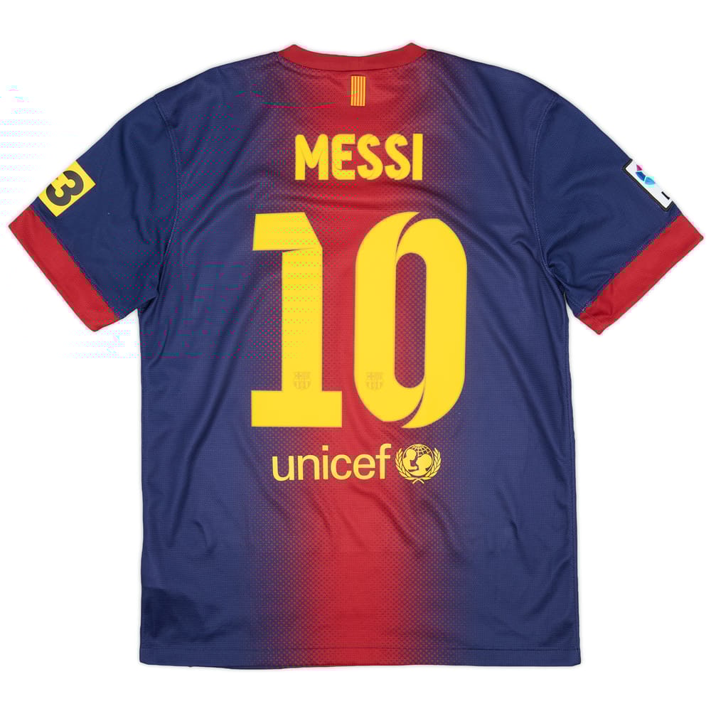 2012-13 Barcelona Home Shirt Messi #10 - 8/10 - (M)