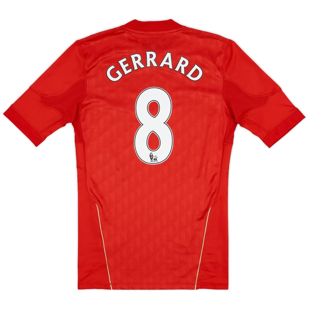 2010-12 Liverpool Player Issue TechFit Home Shirt Gerrard #8 - 9/10 - (L)