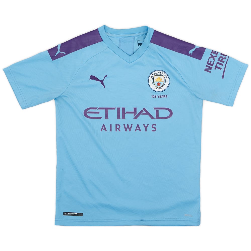 2019-20 Manchester City Home Shirt - 6/10 - (XL.Boys)