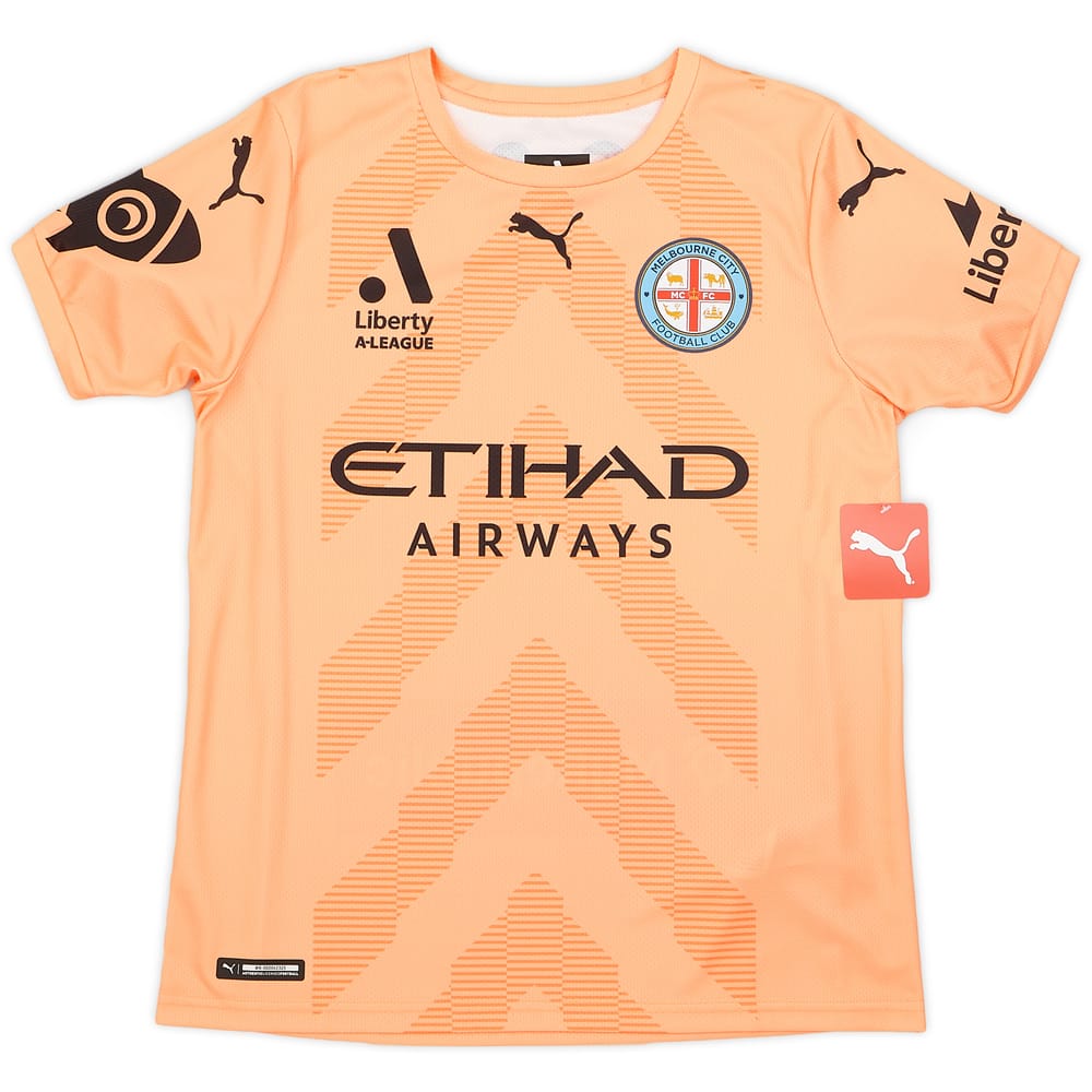 2022-23 Melbourne City Women's Player Issue GK S/S Shirt (L)