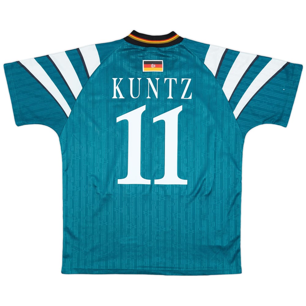 1996-98 Germany Away Shirt Kuntz #11 - 9/10 - (L)