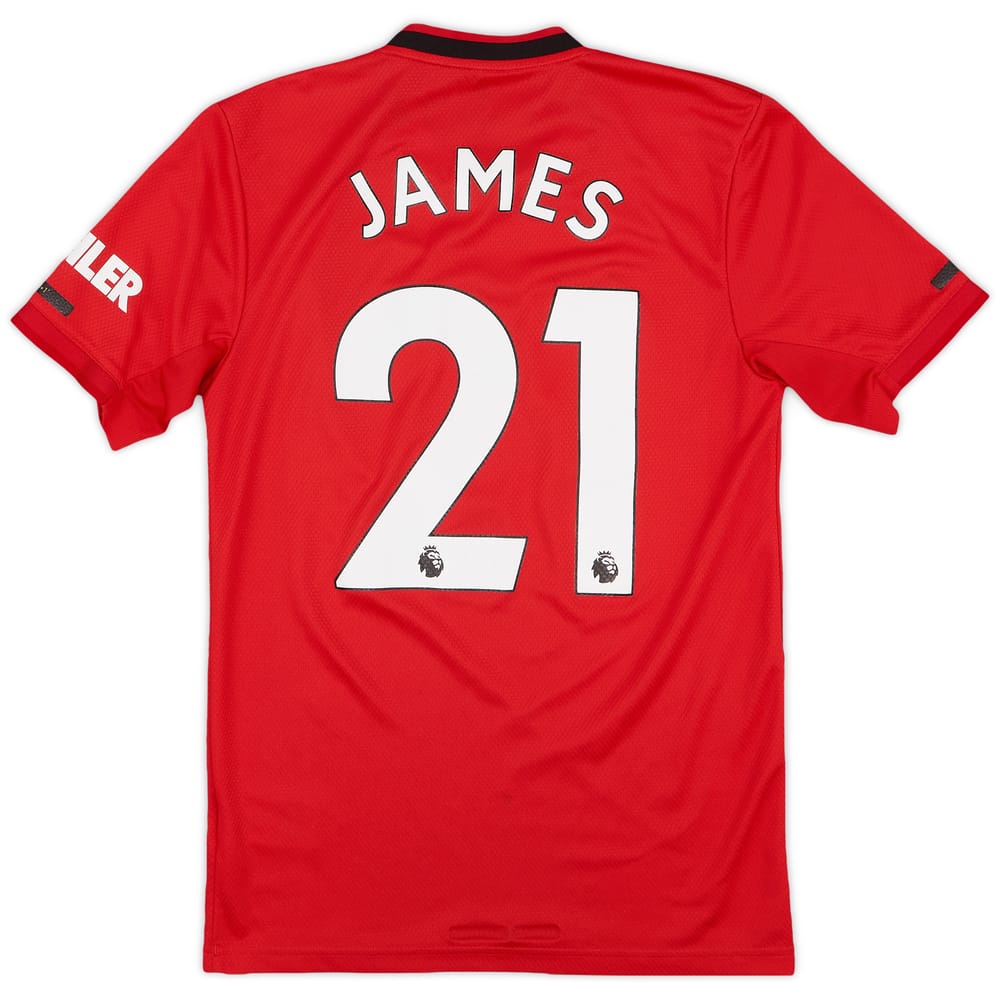 2019-20 Manchester United Home Shirt James #21 - 9/10 - (XS)