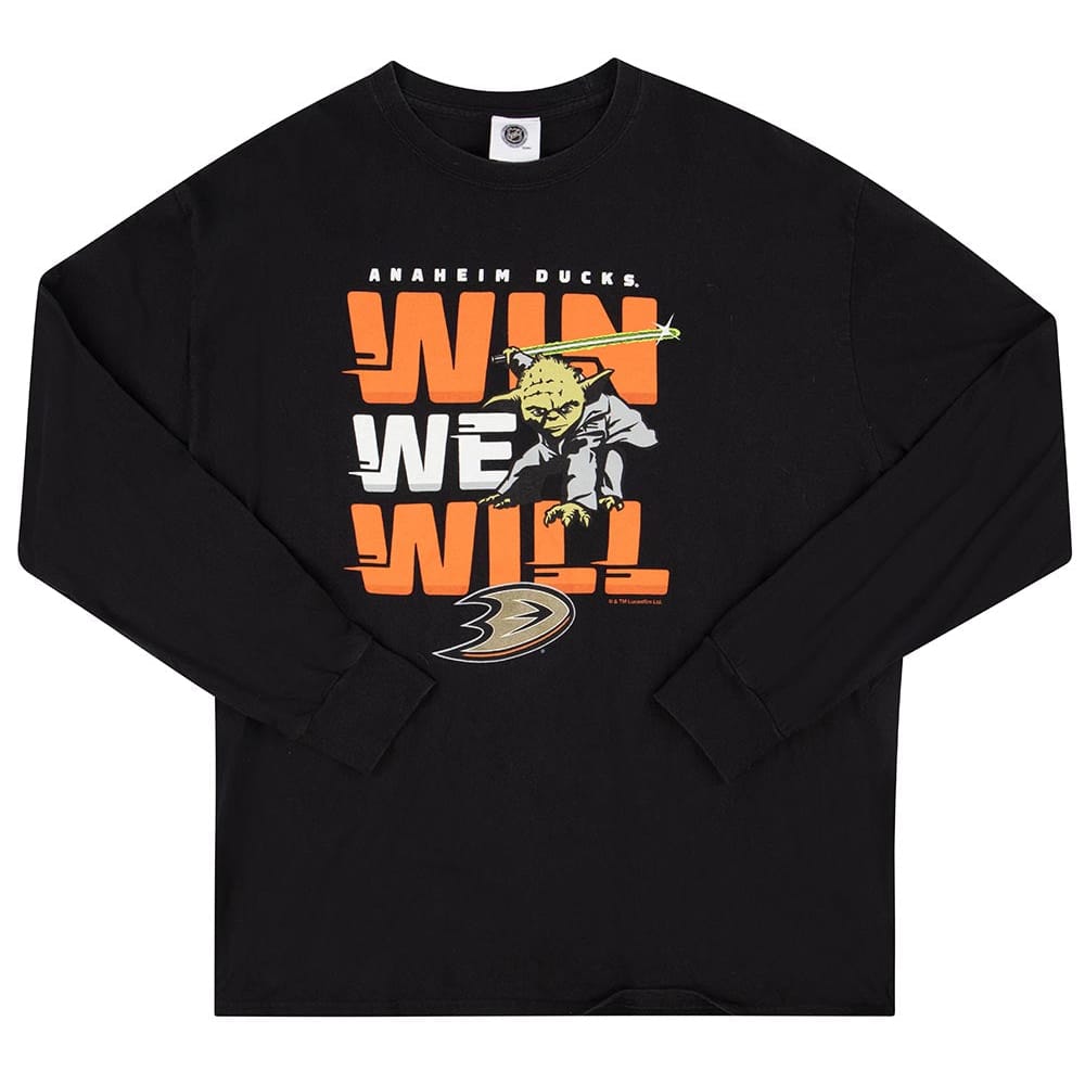 2010s Anaheim Ducks L/S Graphic Tee XL