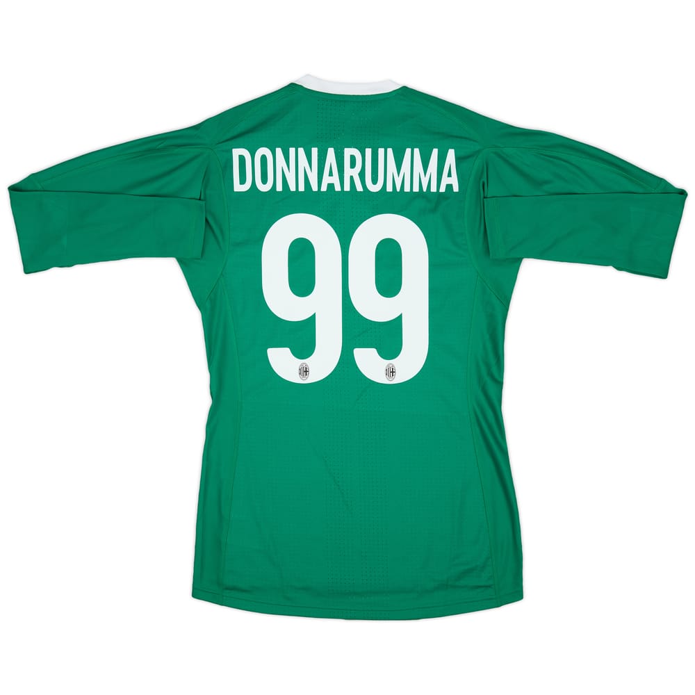 2017-18 AC Milan Player Issue GK Shirt Donnarumma #99 (S/M)
