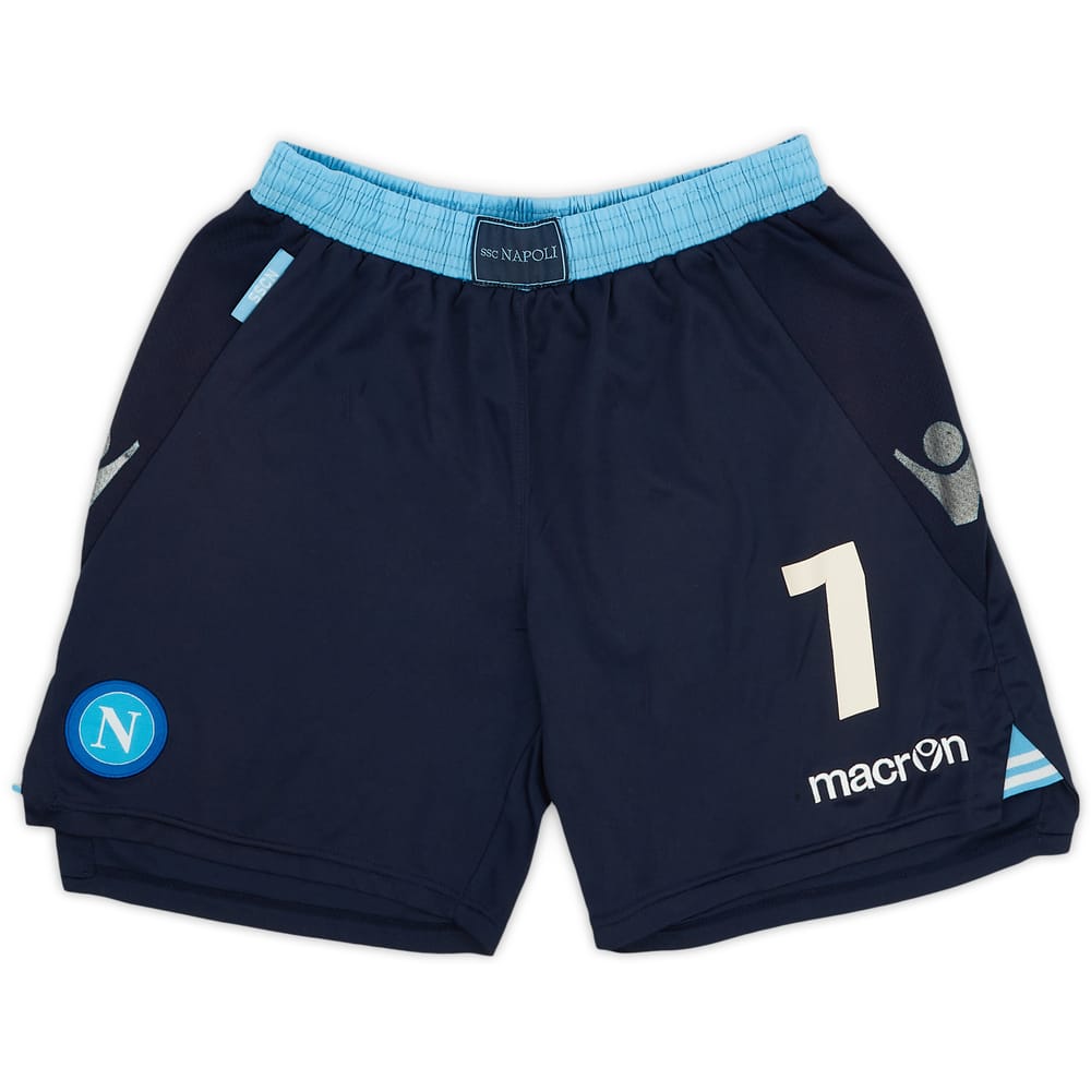 2012-13 Napoli Player Issue Away Shorts #7 - 7/10 - (M)