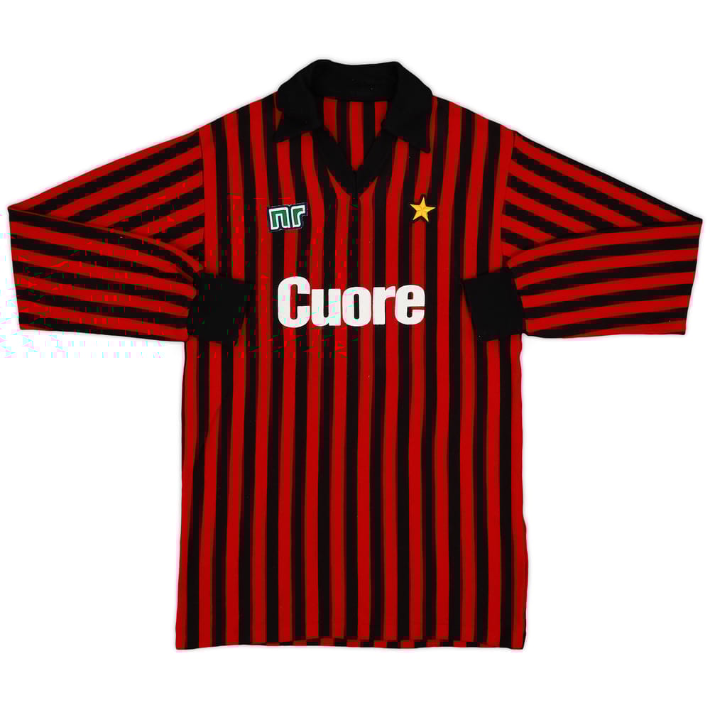 1983-84 AC Milan Home L/S Shirt - 10/10 - (L)