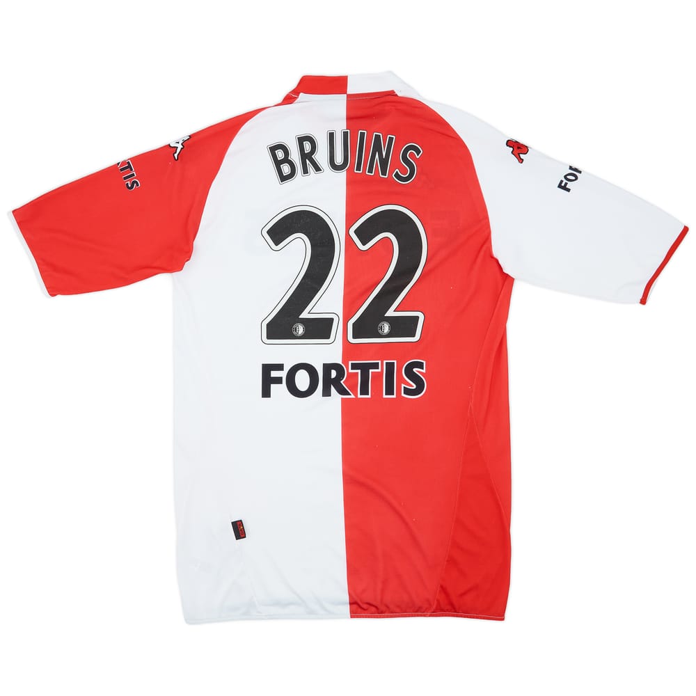 2007-08 Feyenoord Home Shirt Bruins #22 - 6/10 - (XL)