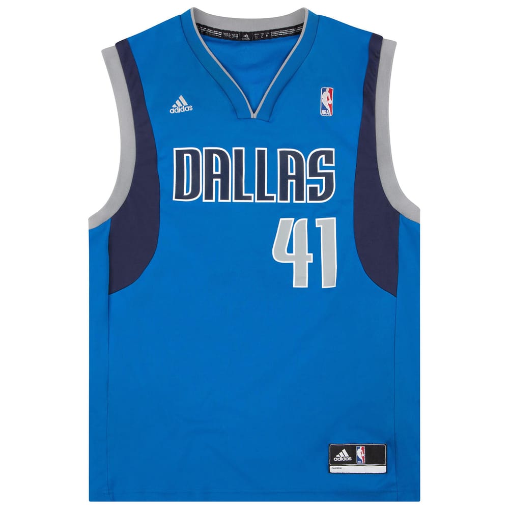 2011-14 Dallas Mavericks Nowitzki #41 adidas Jersey (Away) M