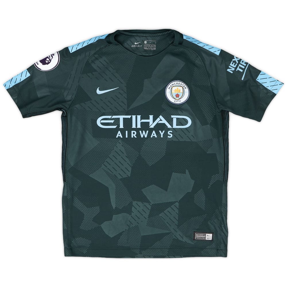 2017-18 Manchester City Third Shirt - 9/10 - (M.Boys)