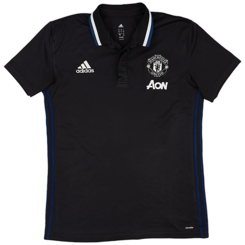 2016-17 Manchester United adidas Polo Shirt - 8/10 - (L)