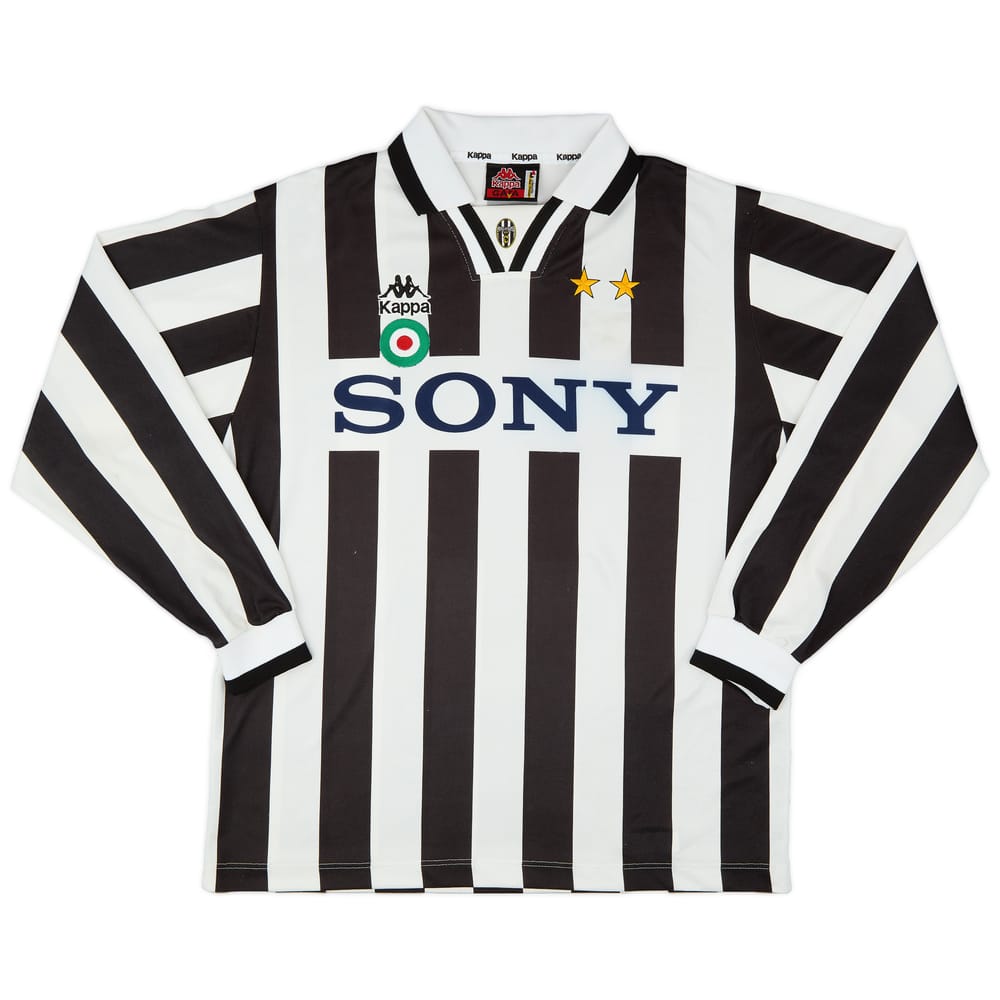 1995-97 Juventus Home L/S Shirt - 7/10 - (L)