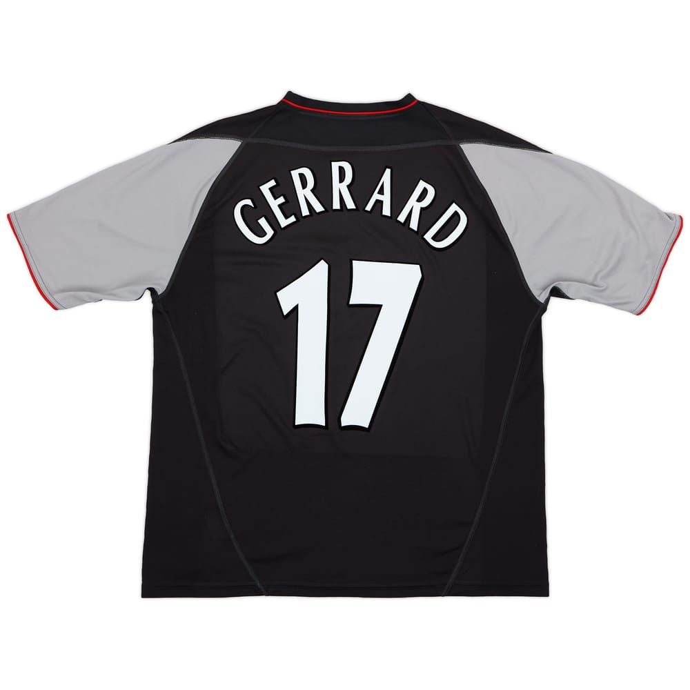 2002-04 Liverpool Away Shirt Gerrard #17 - 8/10 - (M)